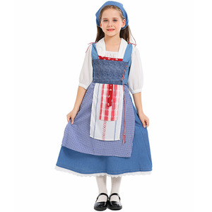 Disfraces de Halloween para Niños de Hans Christian Andersen, Disfraz Medieval de Sirvienta de Granja, Disfraz de Cosplay de Sirvienta - Product Image 3