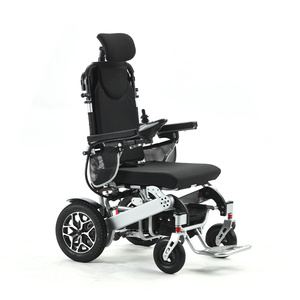 Silla de Ruedas Eléctrica Reclinable Plegable con Certificación CE ISO Ligera de Aleación de Aluminio - Product Image 3