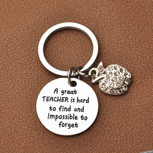 Đánh giá cao Keychain quà tặng ngày của giáo viên một giáo viên tuyệt vời là khó để tìm thấy chuỗi kim loại vòng chìa khóa tốt nghiệp - Product Image 2