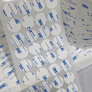 Étiquettes adhésives postales rondes en cire transparente, découpées sur mesure, double couche, en gros, diverses tailles - Product Image 5