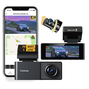 Видеорегистратор Carlover 4K+2K с GPS, двумя камерами, 2 каналами, Wi-Fi 5G, IPS-экраном, скрытой установкой, циклической записью и супер ночным видением - Product Image 1