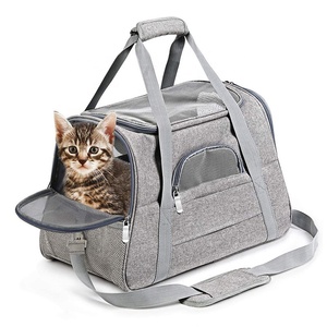 Özel havayolu onaylı silindir çanta <span class=keywords><strong>Pet</strong></span> seyahat taşınabilir çanta ev evcil hayvan taşıyıcı çanta küçük köpekler kediler yavru küçük hayvanlar için - Product Image 1