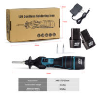 Pistol Solder 30w Baterai Lithium 12v Portabel Pengisian Daya Nirkabel Pistol Solder Otomatis Perawatan Pistol Solder