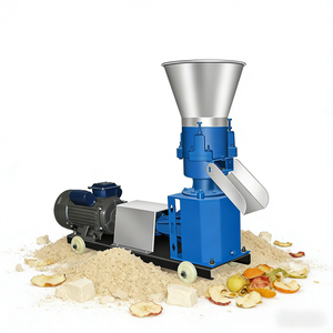 Machine à granulés d'aliments pour animaux (poulets et bovins) à haute productivité, 100 kg/h, moteur électrique en fonte, granulateur d'aliments - Product Image 5