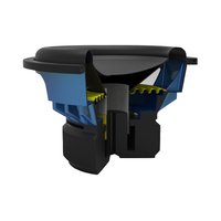 Woofer 10 /12 / 15 / 18 / 21 pouces subwoofer alimenté actif, double aimant voiture stéréo sub woofers haut-parleur alimenté subwoofer