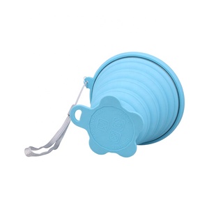Tazza pieghevole <span class=keywords><strong>da</strong></span> esterno riutilizzabile eco-compatibile senza Bpa per uso alimentare Coffe <span class=keywords><strong>da</strong></span> tè campeggio minimalisti in Silicone bicchieri sostenibili - Product Image 5