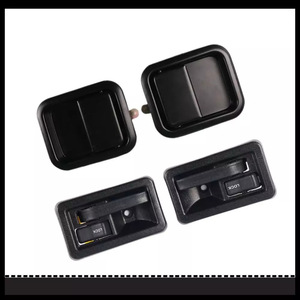 Juego de manijas de puerta para Jeep Wrangler 55176382AE 55176383AE 55176477AB 55176476AB, de plástico, cuatro piezas, bien selladas - Product Image 2