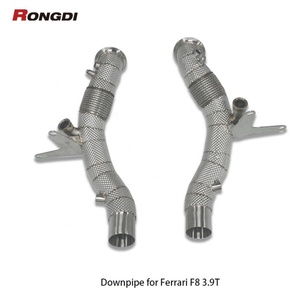 Tubo de Escape de Acero Inoxidable 304 para Ferrari F8 3.9L 2019, Tubo de Escape de Alto Rendimiento - Product Image 1