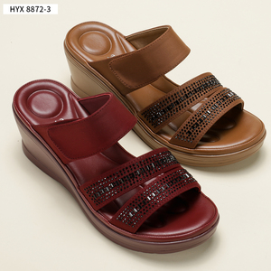 <span class=keywords><strong>Zapatillas</strong></span> <span class=keywords><strong>de</strong></span> <span class=keywords><strong>Ballet</strong></span> para Mujer Haifeini, Transpirables, con Plataforma, Punta Abierta, Decoración <span class=keywords><strong>de</strong></span> Cuentas, para Verano - Product Image 3