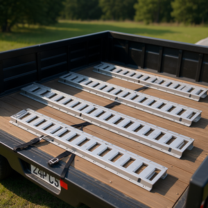 Kit de fixation sur rail E-Track de 5 pieds, 24 pièces, 8 rails en acier, 8 ancrages à anneau en O, 8 attaches à anneau en D pour vélos cargo, capacité de 2000 lb - Product Image 2