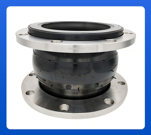 Compensador de fuelle para tuberías de acero inoxidable con brida, junta de expansión flexible de caucho EPDM de bola única para agua DN10-DN500 - Product Image 3
