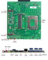 Mini-ordinateur OPS en gros Intel Core i5-7400 Windows 10 Pro Système embarqué Lecteur d'affichage numérique pour écran interactif