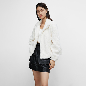 Noir pour agneau <span class=keywords><strong>Trench</strong></span> chaud <span class=keywords><strong>gris</strong></span> jaune blanc <span class=keywords><strong>court</strong></span> fourrure dames femmes hiver fausse fourrure manteaux - Product Image 2