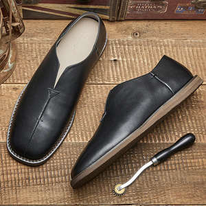 Men's Designer Casual Shoes - Summer Style, Genuine Leather, Retro Leather Footwear - Product Image 2