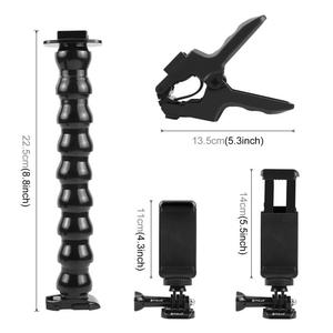 Bán buôn PULUZ hành động thể thao máy ảnh hàm <span class=keywords><strong>Flex</strong></span> kẹp gắn kết với điện thoại kẹp - Product Image 3