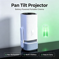Mini projecteur intelligent portable, mise au point automatique, batterie intégrée, rechargeable, projecteur multimédia 4K sans fil, utilisation en extérieur