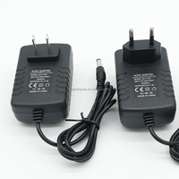 Adaptateurs secteur 5W~150W 5v 6v 9v 12v 15v AC DC à montage mural pour éclairage LED Certifié CE Adaptateur secteur 12V1A