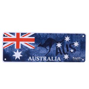 Placa de Matrícula de Recuerdo de País Europeo, Impresa con UV en Aluminio Metálico, Decoración para el Hogar con Nombres Pintados - Product Image 6