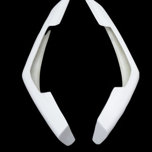 Pour 2003-2005 Lancer <span class=keywords><strong>Evolution</strong></span> 8 EVO 8 JP Style lèvre de pare-chocs avant (2 pièces/ensemble) fibre de verre - Product Image 5