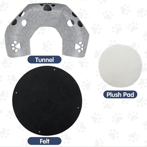 Shengfeng Nieuw Ontwerp <span class=keywords><strong>Tunnel</strong></span> Kat Bed Donut Handgemaakte Duurzame Comfortabele Grappige Huisdier Kiekeboe Kat Grot - Product Image 5