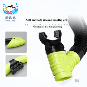 Ensemble de masques de plongée pour enfants, avec tube respiratoire à embout sec, lunettes de plongée en silicone pour la plage, anti-buée, réglables - Product Image 5