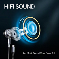 Écouteurs filaires HiFi REMAX RM-707a avec carte son Type-C, micro, changeur de voix, pour karaoké, enregistrement en direct, jeu 3D, contrôle intégré