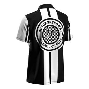 Maillot de course ODM Sublimation Pit Crew, dernier design, en mesh, polo, pour moto - Product Image 4