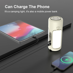 Mini xách tay ngoài trời LED Cắm trại đèn âm thanh không dây âm nhạc treo lều đèn đa chức năng độ bền lâu dài USB sạc - Product Image 2