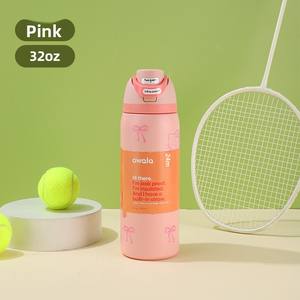 工厂定制新款Owala保温杯双层真空运动水杯户外手柄水杯双饮批发 - Product Image 5