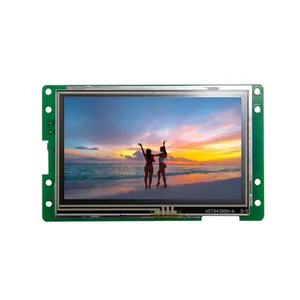 Pantalla Uart LCD de 4,3 pulgadas, 480x272, TFT, pantalla táctil Uart, módulo de pantalla LCD de 4,3 pulgadas con placa controladora