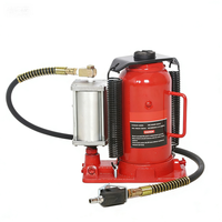Cric hydraulique pneumatique en acier allié de 20 tonnes avec hauteur maximale de 30 cm et diamètre de cylindre de 255 mm pour outils de levage