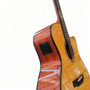 Guitarra Electroacústica Sunburst SURPASS MUSIC, Tapa de Abeto Sólido, Diapasón de Palisandro, 6 Cuerdas, 41 Pulgadas, en Stock, Envío Rápido - Product Image 5