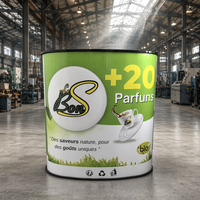Comptoir promotionnel en panneau alvéolaire ADTENT, présentoir d'exposition, stand pliable portable, table type caoutchouc, couleurs personnalisées