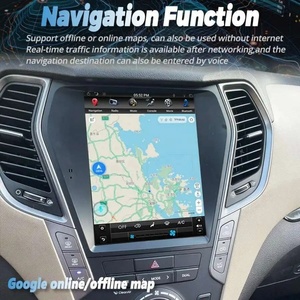 เครื่องเล่นมัลติมีเดีย Navirider 256GB 2din ระบบ Android 15 หน้าจอสัมผัสแบบ IPS Capacitive พร้อม GPS CarPlay DSP สำหรับรถยนต์ Santa Fe IX45 - Product Image 3