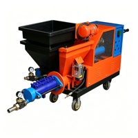 Machine de pulvérisation de mortier de ciment compacte pour espaces étroits, pulvérisateur de chantier