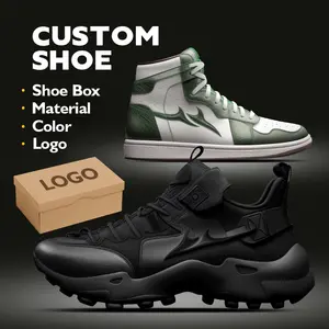 مصنعو احذية التزلج الرجالية المخصصة، احذية رياضية مع الشعار 2024 مصمم الرجال نمط كرة السلة