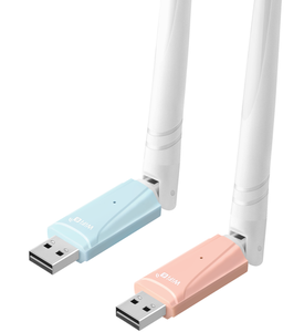 Wifi6 2.4G/5G wifi6 mạng không dây card bên ngoài 5dBi Antenna 286Mbps + 600Mbps nhà Wifi Adapter - Product Image 2