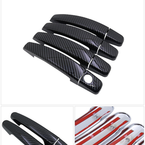 Poignée de porte en Fiber de carbone couverture accessoires pour Chevrolet Sonic AVEO Holden Barina 2011 2012 2013 2014 2015 <span class=keywords><strong>2016</strong></span> 2017 2018 2019 - Product Image 2