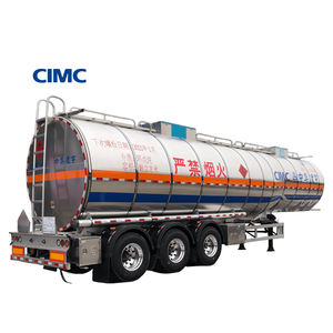 Semirremolque de líquido inflamable CIMC LINYU, 3 ejes, 48m3, transporte de aleación de aluminio, camión cisterna de combustible, vehículo líquido de aceite - Product Image 1