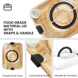 Portable Voyage Bambou <span class=keywords><strong>Charcuterie</strong></span> Conseil En Acier Inoxydable Lame De Coupe Grande Cuisine Assiette À <span class=keywords><strong>Fromage</strong></span> Ensemble Nouveau Design <span class=keywords><strong>Fromage</strong></span> Outils - Product Image 6