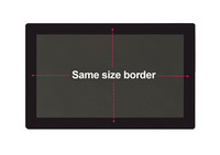 7 inç IPS TFT standı HDMIUSB kapasitif dokunmatik IP65 su geçirmez LCD ekran ahududu pi için 4B/3B/3
