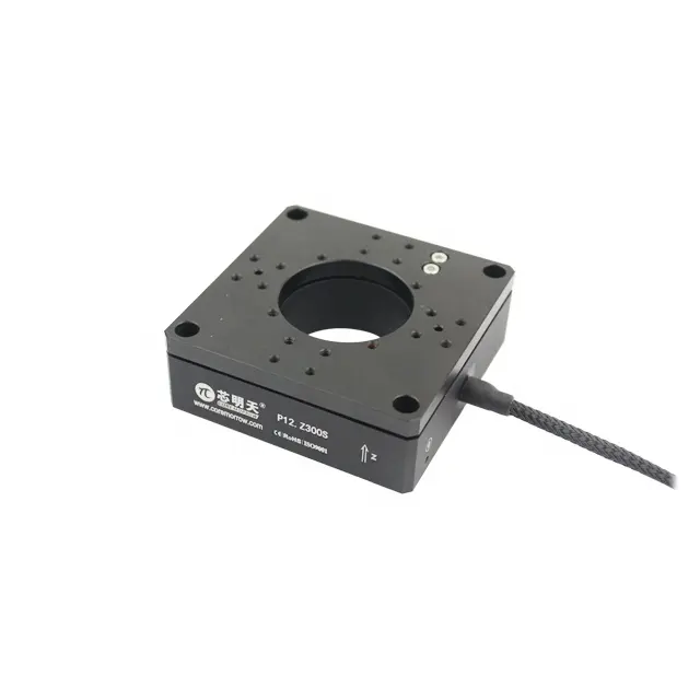 Nanoposition stage driving piezo xyz stage for microscope linear scanner with aperture scanning flexible piezo actuator