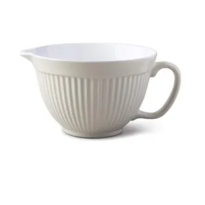 Premium quality batter jug two tone mixing bowl Melamine Bowl for cakes, batters and pastry when baking or cooking.