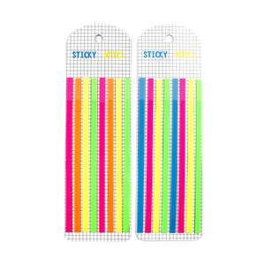 Waterproof Pet Transparent Long Bar Highlighter Tape Sticky Notes Fluorescent Index Label for <strong>Annotating</strong> Books - Product Image 1
