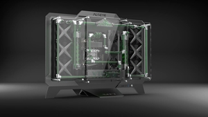 ALSEYE Trong Suốt Acrylic DIY Khung Làm Mát Bằng Nước Mở Vỏ Máy Tính Cho MiniITX MicroATX <span class=keywords><strong>ATX</strong></span> Và E-<span class=keywords><strong>ATX</strong></span> - Product Image 5