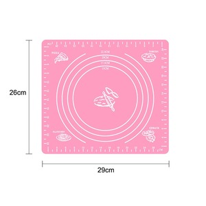Tapis de pétrissage en silicone 26*29cm pour la pâtisserie, la cuisine et la préparation des pâtes, planche à découper, ustensiles de cuisson - Product Image 2