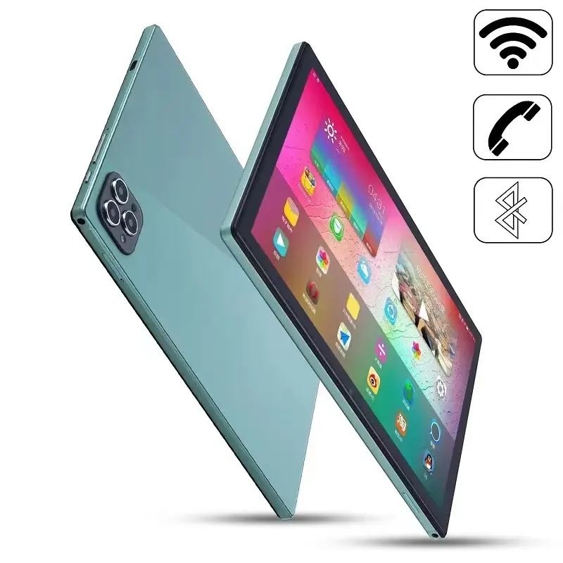 Nueva tableta Android 10 Pulgadas Tablet 10,1 pulgadas IPS pantalla táctil 3G llamada telefónica Gaming Tablet PC con ranura para tarjeta Sim