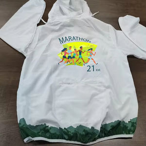 Chaqueta Deportiva Impermeable Personalizada con Diseño Libre para Eventos al Aire Libre, Maratón, Running, con Cierre Frontal 1/4 y Manga Larga - Product Image 3