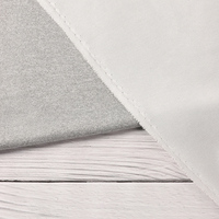 Tissu tricoté 100% polyester, haute élasticité, respirant, texture douce, adapté