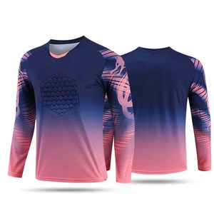 Camiseta <span class=keywords><strong>de</strong></span> portero <span class=keywords><strong>de</strong></span> fútbol <span class=keywords><strong>de</strong></span> verano profesional, uniforme <span class=keywords><strong>de</strong></span> fútbol <span class=keywords><strong>de</strong></span> manga larga con cuello en V para adultos, técnica <span class=keywords><strong>de</strong></span> corte automatizado - Product Image 5